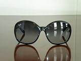 Ray Ban RB4113 Glossy Black Grey Fade 64MM Sunglasses