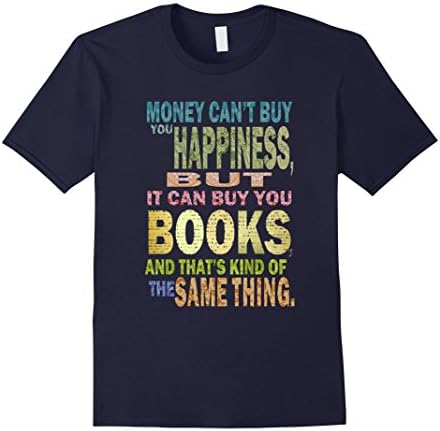 Men's Money Can't Buy Happiness But It Can Buy You Books  XL Navy