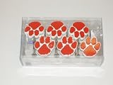 NCAA Clemson Tigers Shower Curtain Hook Set