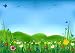 Wallmonkeys Peel and Stick Wall Decals - Flowering Meadow - Beautiful Flowers - 60