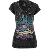 Ed Hardy Omnipeace V-neck Tee - Women's