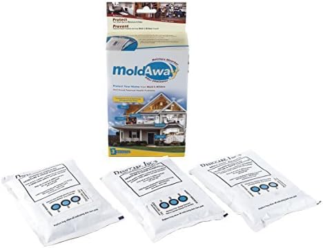 SafeNDry Mold-Away Moisture Absorber and Odor Eliminator (3)-(200)Gram Bags by SafeNdry