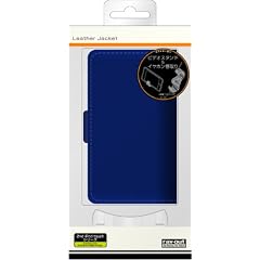 レイ・アウト iPod touch 2nd/3rd用フラップタイプレザージャケット(レザージャケット/VIDEO STAND) / ネイビー RT-T2LC4/N