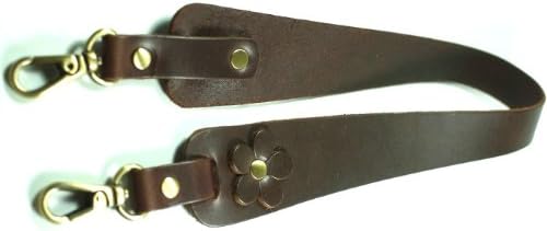 Wide 2-4 Cm Nice Brown D1 Leather Straps for Replace Old Strap for Purse, Handbag.