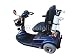 Wallmonkeys Peel and Stick Wall Decals - Electric Scooter for People with Limited Mobility, Isolated