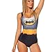 Prty Oyaip one-piece Cute Swimsuit One Piece Digital Print Backless Wetsuit Digital Printing Swimwear-Batgirl Cape