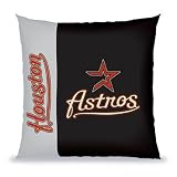MLB Baseball 27 Vertical Stitch Pillow Houston Astros - Team Sports Fan Shop Merchandise