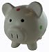 Ceramic Pastel Polka Dot Piggy Bank