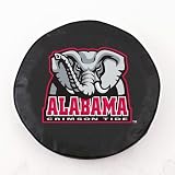 Alabama Crimson Tide Elephant Tire Cover Color: Black, Size: E10