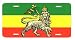 Rasta Jah Rastafari Flag License Plate