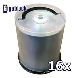 100pcs Gigablock DVD+R 16x 4.7GB 120Min Silver Top Premium Quality