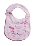 Dressed to Drool Pink "Grandpa Loves Me" Bib