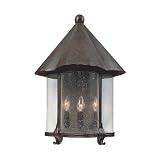 Carlsbad Traditional Outdoor 3 Light Wall Sconce - 14.5 inches wide