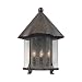 Carlsbad Traditional Outdoor 3 Light Wall Sconce - 14.5 inches wide