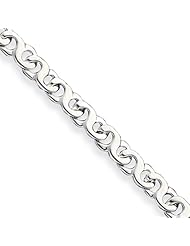 6.5mm, Sterling Silver, Figure-8 Link Chain, 24 inch