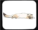 Decorated Mouse Pad with cat, feline, siamese, kitten
