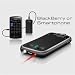RichardSolo 1800mAh External Battery Pack with Mini USB to Micro USB Cable for Blackberry & Smartphone - Black
