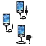 Deluxe Kit for the Mio Technology 336BT includes a USB cable with Car and Wall Charger - Gomadic Brand w/ TipExchange Technology