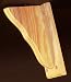 Waddell 6"x9" Pine Wood Shelf Bracket [CAPITOL CITY LUMBER]