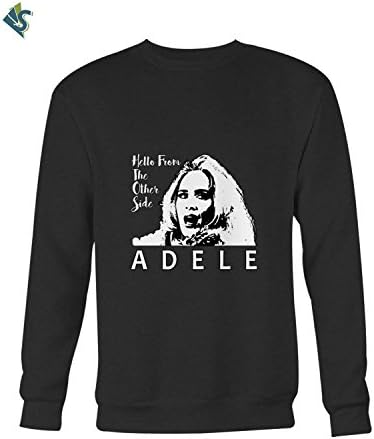 Adele Hello From The Other Side Illustrations Long Sweater Black Small
