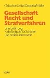 ISBN 9783810000385 product image for Gesellschaft, Recht und Strafverfahren: Eine Einführung in die Strafjustiz für S | upcitemdb.com