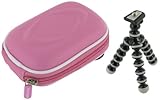 rooCASE 2n1 EVA Hard Shell (Pink) Memory Foam Carrying Case and Premium Tri ....
