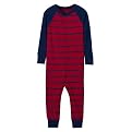 Just One Year Thermal Unionsuit- Red/Blue Stripes
