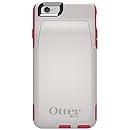 OtterBox COMMUTER WALLET iPhone 6/6s Case - Retail Packaging - NEON ROSE (WHISPER WHITE/BLAZE PINK)