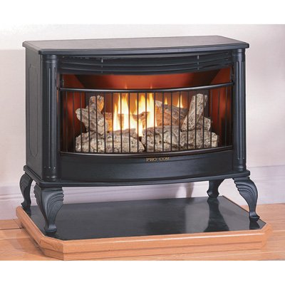 ProCom Vent-Free Dual Fuel Stove - 25,000 BTU, Model# QD250T