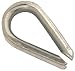 Apex Tools Group T7670629 Wire Rope Thimble, Galvanized, 1/4-In. - Quantity 10