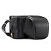 MegaGear Sony Alpha A6300, A6000 (16-50 mm) Ever Ready Leather Camera Case and Strap, with Battery Access - Black - MG984