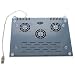 USB Powered and Most Efficient Metal Cooler Pad with 3 Built-in Fans for Laptop Computer