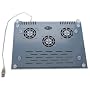 USB Powered and Most Efficient Metal Cooler Pad with 3 Built-in Fans for Laptop Computer