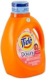 Tide Plus A Touch of Downy HE Liquid Laundry Detergent, April Fresh Scent, 92 Fl Oz