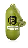 Earth Rated Green Dispenser with 15 Dog Waste Poop Bags