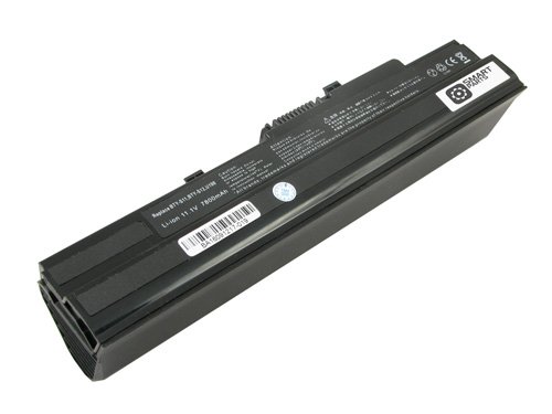 7800mah Extended Capacity Netbook Battery For Msi Wind U100 U120 U90, Advent 4211, Medion Akoya Mini E1210, Lg X110 - Fits Bty-s11 Bty-s12 - Black Picture