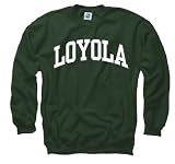 Loyola-Maryland Greyhounds Green Arch Crewneck Sweatshirt