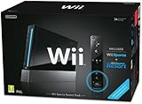 Nintendo Wii (Black) with Wii Sports + Wii Sports Resort