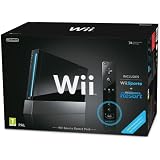 Nintendo Wii Console (Black) with Wii Sports + Wii Sports Resort including Wii Remote Plus Controller (Wii)'