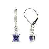 14K Exquisite Tanzanite and Diamond Earring (NEW ARRIVAL)
