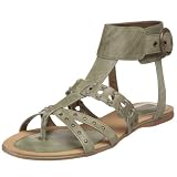 Kenneth Cole REACTION Women's Gem N Toast Flat Gladiator Sandal,Cargo,7.5 M US