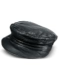 Carroll Leather Greek Fisherman Cap