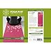Gaiam Printed Yoga Mat & Mat Bag Set - Dragonfly Pink