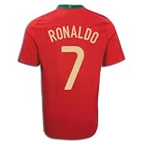 Nike Cristiano Ronaldo Portugal Home Replica Soccer Jersey 08/09