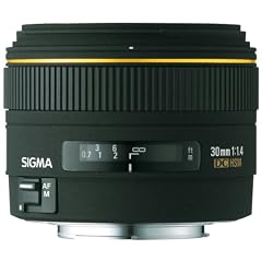 Sigma 30 mm F1,4 EX DC-Objektiv (62 mm Filtergewinde) f�r Pentax Objektivbajonett