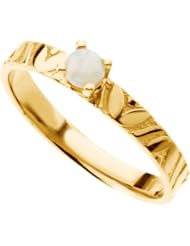 Jewelplus Youth Genuine Birthstone Ring 14K Yellow October