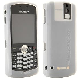 Blackberry 81705RIM White Rubber Skin Case For Pearl 8100 by BlackBerry