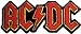 AC/DC Embroidered Logo Patch #19031 (AC/DC, ACDC, AC-DC)