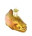 Old World Christmas Brown Trout Glass Ornament