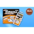 60 St. DURACELL Easytab DA 312 - f�r alle H�rger�te mit Batterietyp 312
